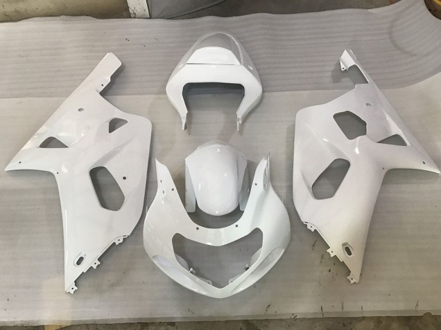 Weiß 2001-2003 Suzuki GSXR 600-750 Motorrad Verkleidungen Weiß 2001-2003 Suzuki GSXR 600-750 Motorrad Verkleidungen