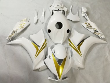 Weiß & Gold 2012-2016 Honda CBR1000RR Motorrad Verkleidungen
