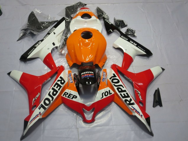 Weiß Repsol 2007-2008 Honda CBR600RR Motorrad Verkleidungen Weiß Repsol 2007-2008 Honda CBR600RR Motorrad Verkleidungen