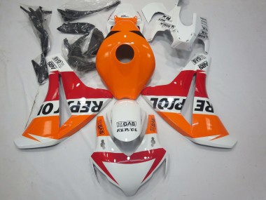 Weiß Repsol 2008-2011 Honda CBR1000RR Motorrad Verkleidungen