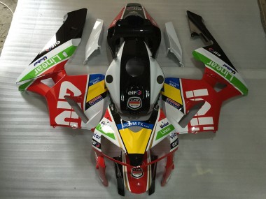 Weiß Rot Givi 2005-2006 Honda CBR600RR Motorrad Verkleidungen
