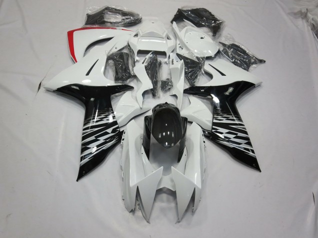 Weiß & Schwarz 2011-2024 Suzuki GSXR 600-750 Motorrad Verkleidungen Weiß & Schwarz 2011-2024 Suzuki GSXR 600-750 Motorrad Verkleidungen