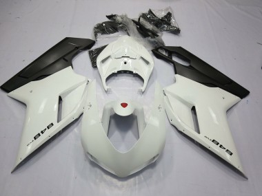 Weiß & Schwarz 848 2007-2014 Ducati 848 1098 1198 Motorrad Verkleidungen