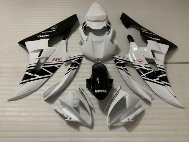 Weiß Schwarz Design 2006-2007 Yamaha R6 Motorrad Verkleidungen