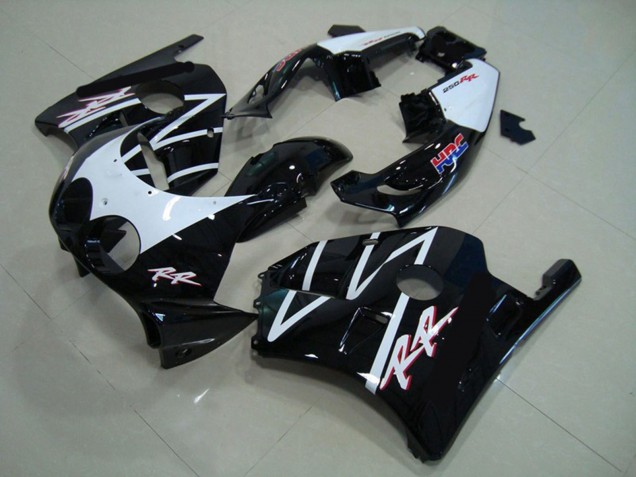 Weiß Schwarz HRC 1990-1998 Honda CBR250RR Motorrad Verkleidungen