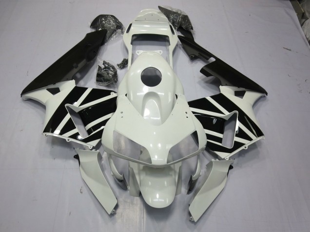 Weiß & Schwarz OEM 2003-2004 Honda CBR600RR Motorrad Verkleidungen