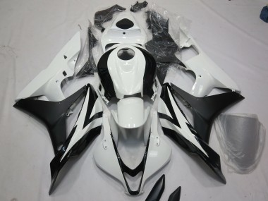 Weiß & Schwarz OEM Stil 2007-2008 Honda CBR600RR Motorrad Verkleidungen