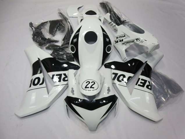 22 Repsol Weiß 2008-2011 Honda CBR1000RR Motorrad Verkleidungen 22 Repsol Weiß 2008-2011 Honda CBR1000RR Motorrad Verkleidungen