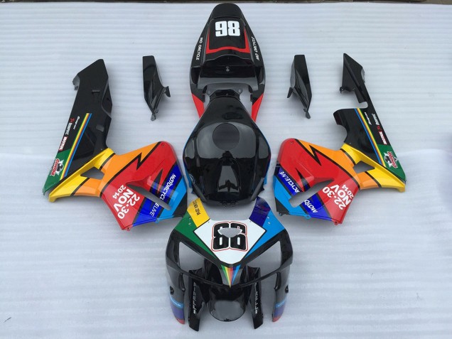 86 Schwarz & Rot 2005-2006 Honda CBR600RR Motorrad Verkleidungen 86 Schwarz & Rot 2005-2006 Honda CBR600RR Motorrad Verkleidungen