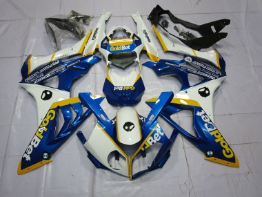 Alien Blau & Weiß 2009-2014 BMW S1000RR Motorrad Verkleidungen