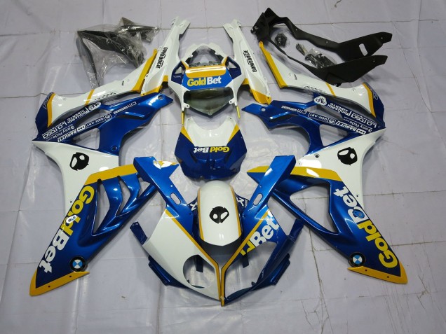 Alien Blau & Weiß 2009-2014 BMW S1000RR Motorrad Verkleidungen Alien Blau & Weiß 2009-2014 BMW S1000RR Motorrad Verkleidungen