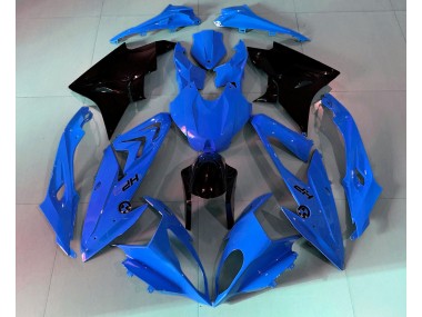 Alien Blau & Weiß 2009-2014 BMW S1000RR Motorrad Verkleidungen