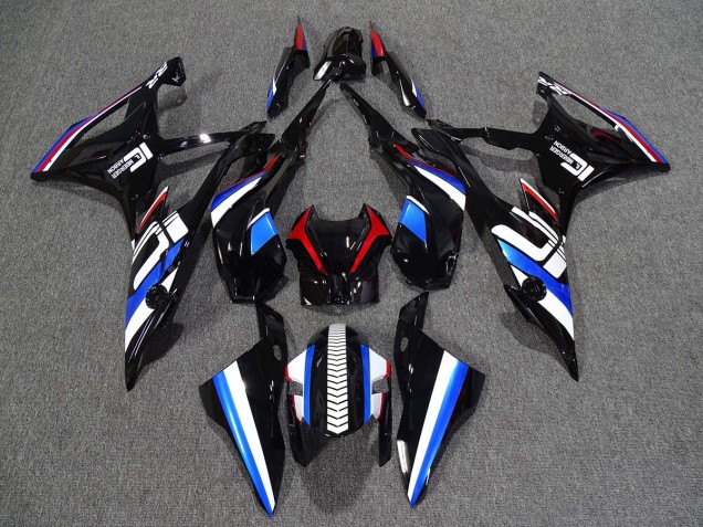 Alien Blau & Weiß 2009-2014 BMW S1000RR Motorrad Verkleidungen