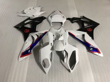 Alien Blau & Weiß 2009-2014 BMW S1000RR Motorrad Verkleidungen