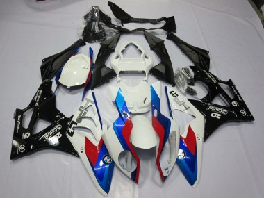 Alien Blau & Weiß 2009-2014 BMW S1000RR Motorrad Verkleidungen