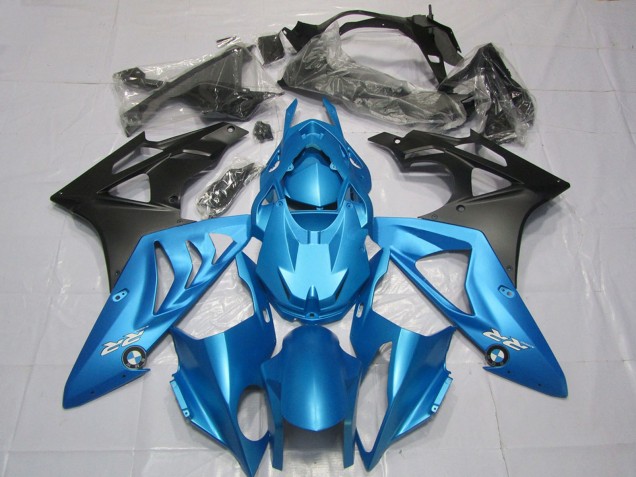 Alien Blau & Weiß 2009-2014 BMW S1000RR Motorrad Verkleidungen Alien Blau & Weiß 2009-2014 BMW S1000RR Motorrad Verkleidungen