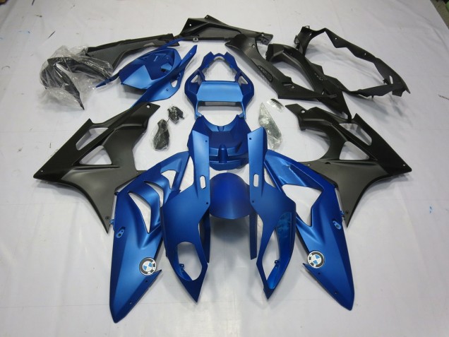 Alien Blau & Weiß 2009-2014 BMW S1000RR Motorrad Verkleidungen