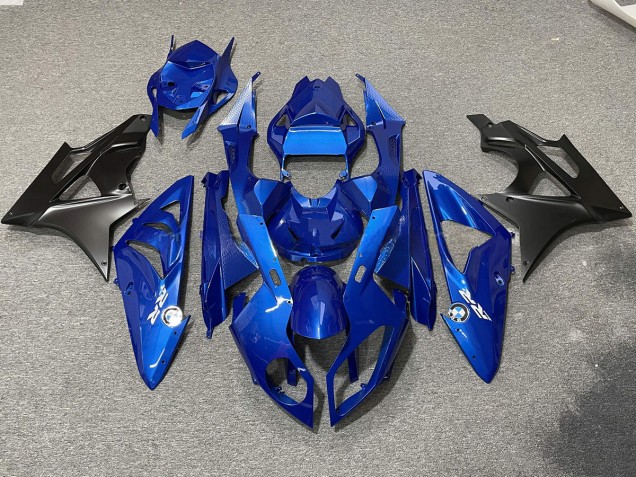 Alien Blau & Weiß 2009-2014 BMW S1000RR Motorrad Verkleidungen Alien Blau & Weiß 2009-2014 BMW S1000RR Motorrad Verkleidungen
