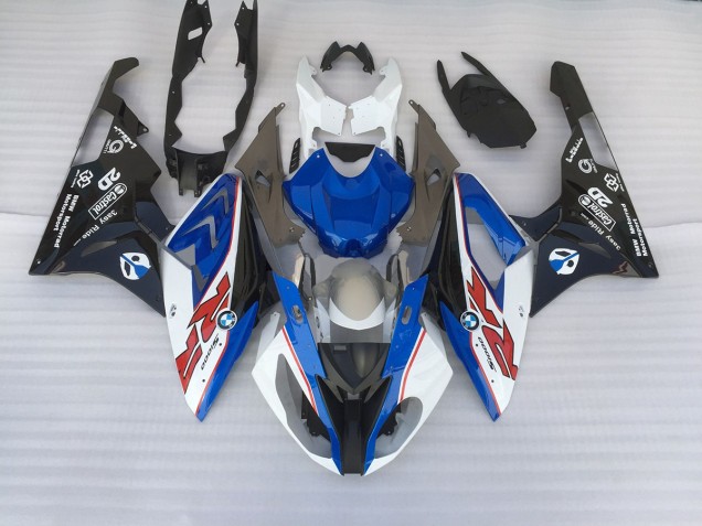Alien Blau & Weiß 2009-2014 BMW S1000RR Motorrad Verkleidungen Alien Blau & Weiß 2009-2014 BMW S1000RR Motorrad Verkleidungen