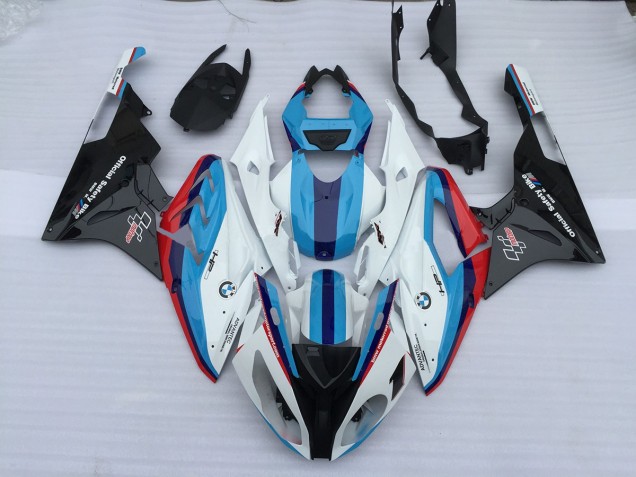 Alien Blau & Weiß 2009-2014 BMW S1000RR Motorrad Verkleidungen Alien Blau & Weiß 2009-2014 BMW S1000RR Motorrad Verkleidungen