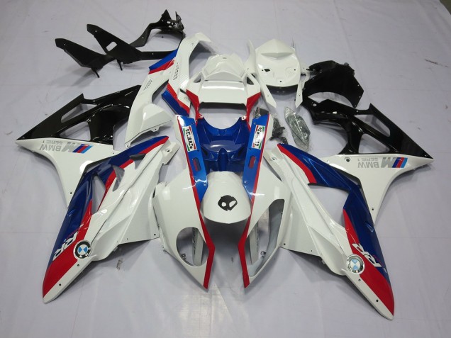 Alien Blau & Weiß 2009-2014 BMW S1000RR Motorrad Verkleidungen Alien Blau & Weiß 2009-2014 BMW S1000RR Motorrad Verkleidungen
