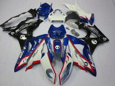 Alien Blau & Weiß 2009-2014 BMW S1000RR Motorrad Verkleidungen