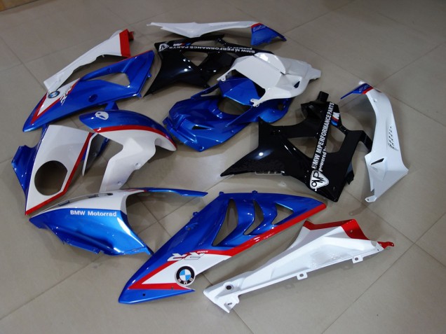 Alien Blau & Weiß 2009-2014 BMW S1000RR Motorrad Verkleidungen Alien Blau & Weiß 2009-2014 BMW S1000RR Motorrad Verkleidungen