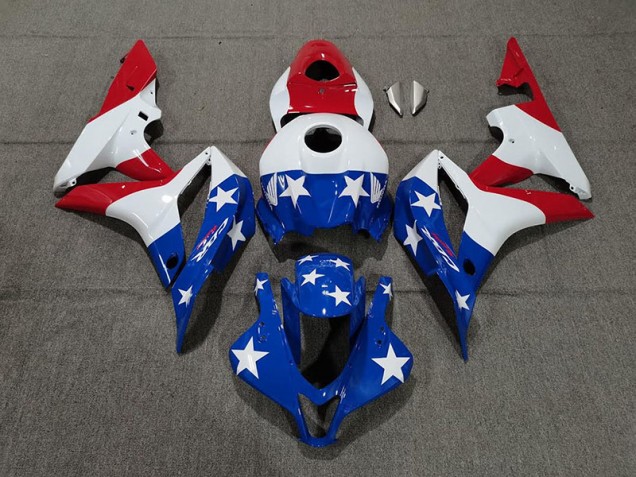 Amerikanische Flagge 2007-2008 Honda CBR600RR Motorrad Verkleidungen Amerikanische Flagge 2007-2008 Honda CBR600RR Motorrad Verkleidungen