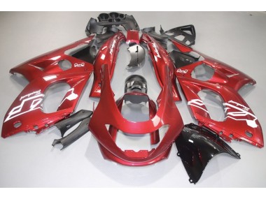 Aufkleber In Glänzendem Rot & Weiß 1998-2007 Yamaha YZF600 Motorrad Verkleidungen