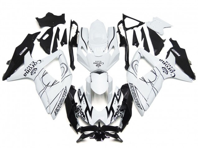 Benutzerdefiniert Corona Spezial Mit Weiß 2008-2010 Suzuki GSXR 600-750 Motorrad Verkleidungen Benutzerdefiniert Corona Spezial Mit Weiß 2008-2010 Suzuki GSXR 600-750 Motorrad Verkleidungen