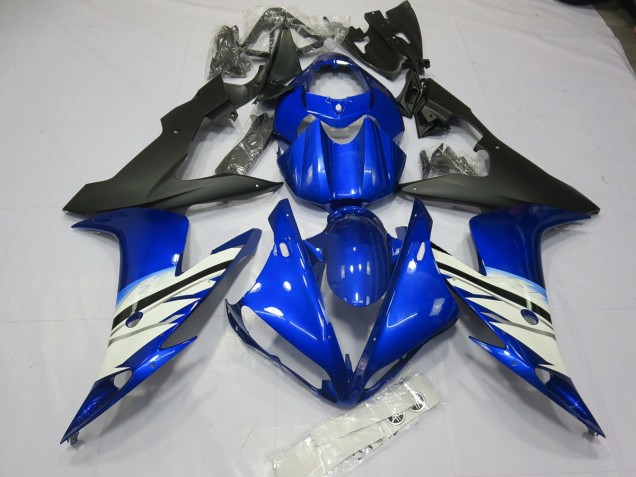 Blau & Weiß 2004-2006 Yamaha R1 Motorrad Verkleidungen Blau & Weiß 2004-2006 Yamaha R1 Motorrad Verkleidungen