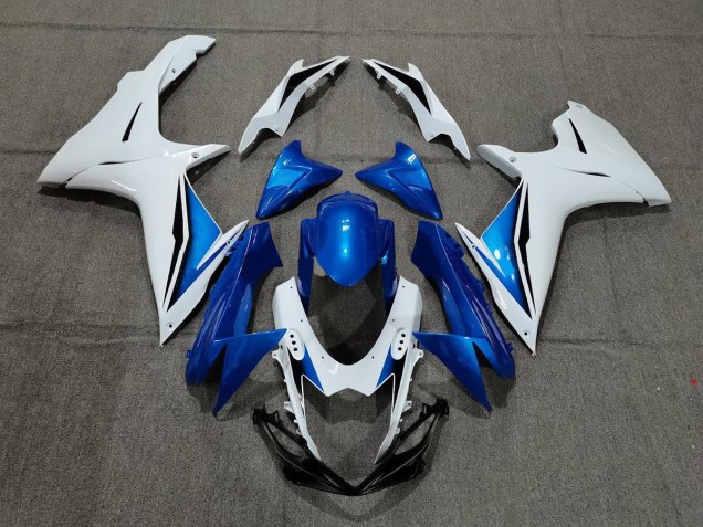 Blau & Weiß 2011-2024 Suzuki GSXR 600-750 Motorrad Verkleidungen Blau & Weiß 2011-2024 Suzuki GSXR 600-750 Motorrad Verkleidungen