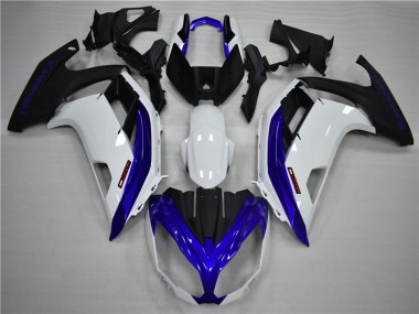 Blau & Weiß 2012-2016 Kawasaki Ninja 650R Motorrad Verkleidungen