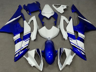 Blau & Weiß Benutzerdefiniert OEM Stil 2008-2016 Yamaha R6 Motorrad Verkleidungen