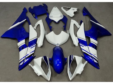 Blau & Weiß Benutzerdefiniert OEM Stil 2008-2016 Yamaha R6 Motorrad Verkleidungen