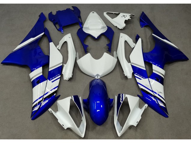Blau & Weiß Benutzerdefiniert OEM Stil 2008-2016 Yamaha R6 Motorrad Verkleidungen Blau & Weiß Benutzerdefiniert OEM Stil 2008-2016 Yamaha R6 Motorrad Verkleidungen