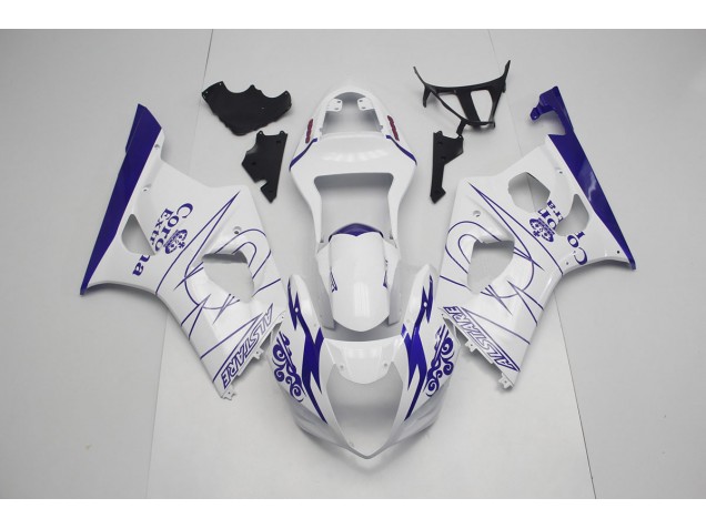 Blau & Weiß Corona 2003-2004 Suzuki GSXR 1000 Motorrad Verkleidungen Blau & Weiß Corona 2003-2004 Suzuki GSXR 1000 Motorrad Verkleidungen