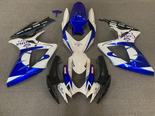 Blau Corona 2006-2007 Suzuki GSXR 600-750 Motorrad Verkleidungen Blau Corona 2006-2007 Suzuki GSXR 600-750 Motorrad Verkleidungen