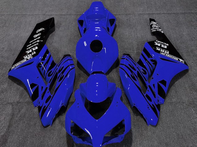 Blau Glänzend Flame 2004-2005 Honda CBR1000RR Motorrad Verkleidungen Blau Glänzend Flame 2004-2005 Honda CBR1000RR Motorrad Verkleidungen