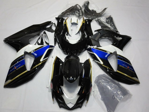 Blau & Gold 2009-2016 Suzuki GSXR 1000 Motorrad Verkleidungen Blau & Gold 2009-2016 Suzuki GSXR 1000 Motorrad Verkleidungen