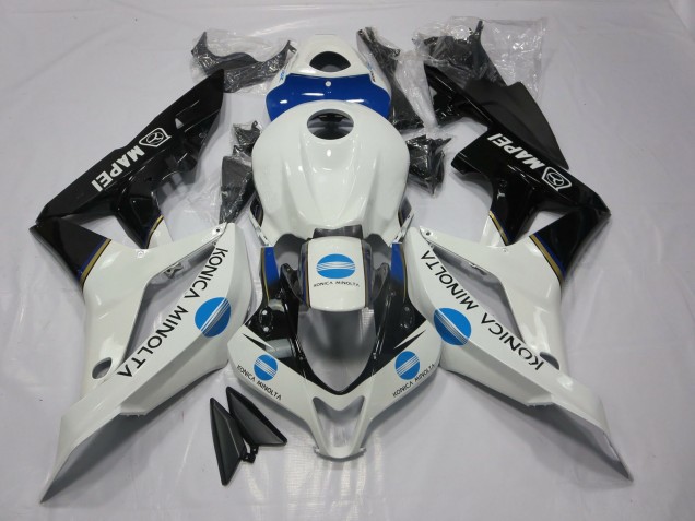 Blau Konica Minolta & Schwarz 2007-2008 Honda CBR600RR Motorrad Verkleidungen