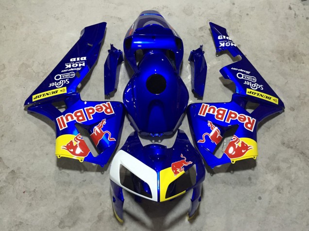 Blau Rot Bull 2005-2006 Honda CBR600RR Motorrad Verkleidungen Blau Rot Bull 2005-2006 Honda CBR600RR Motorrad Verkleidungen