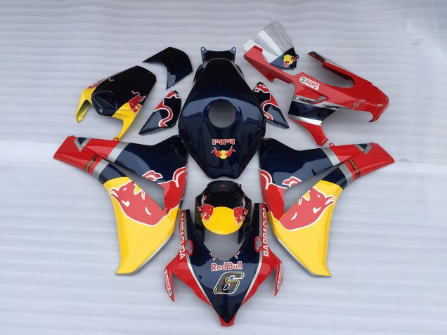 Blau Rot Bull 2008-2011 Honda CBR1000RR Motorrad Verkleidungen Blau Rot Bull 2008-2011 Honda CBR1000RR Motorrad Verkleidungen
