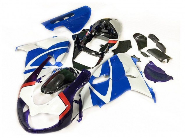 Blau & Schwarz 1998-2003 Suzuki TL1000R Motorrad Verkleidungen Blau & Schwarz 1998-2003 Suzuki TL1000R Motorrad Verkleidungen