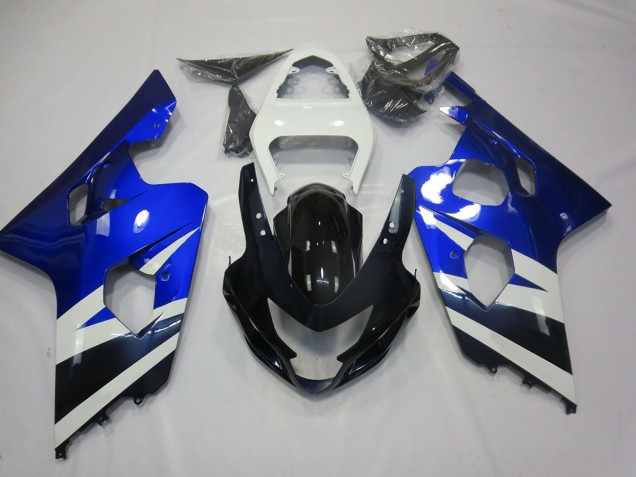 Blauweiß & Schwarz 2004-2005 Suzuki GSXR 600-750 Motorrad Verkleidungen Blauweiß & Schwarz 2004-2005 Suzuki GSXR 600-750 Motorrad Verkleidungen
