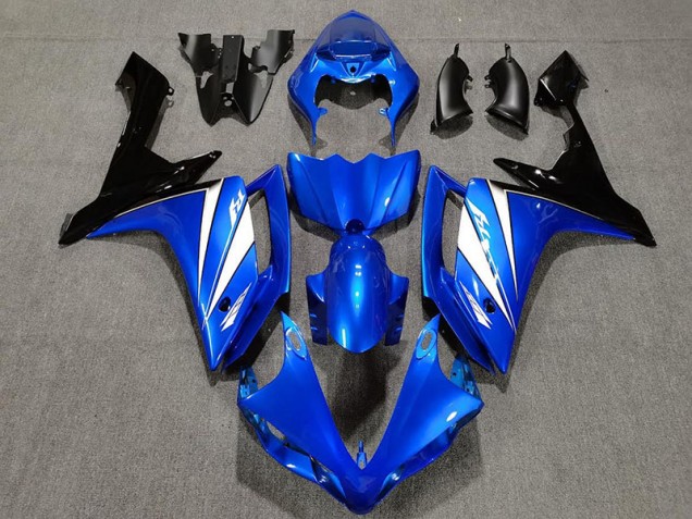 Blauweiß & Schwarz 2007-2008 Yamaha R1 Motorrad Verkleidungen Blauweiß & Schwarz 2007-2008 Yamaha R1 Motorrad Verkleidungen