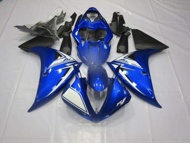 Blau & Schwarz 2012-2014 Yamaha R1 Motorrad Verkleidungen Blau & Schwarz 2012-2014 Yamaha R1 Motorrad Verkleidungen