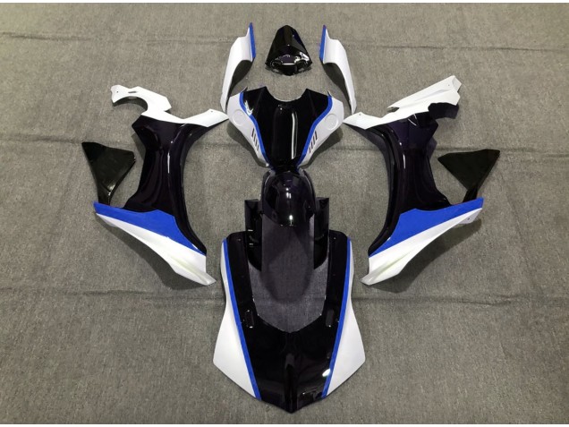 Blau Schwarz & Weiß 2015-2019 Yamaha R1 Motorrad Verkleidungen Blau Schwarz & Weiß 2015-2019 Yamaha R1 Motorrad Verkleidungen