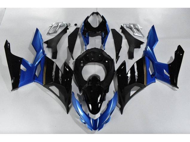Blau & Schwarz 2018-2023 Kawasaki Ninja 400 Motorrad Verkleidungen Blau & Schwarz 2018-2023 Kawasaki Ninja 400 Motorrad Verkleidungen