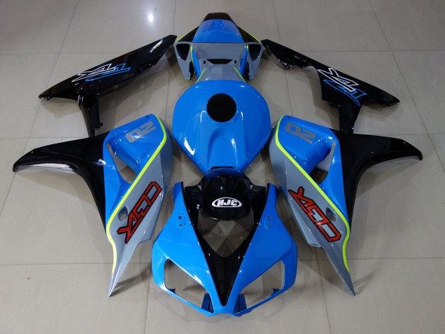 Blau & Schwarz Custom Cbr 2006-2007 Honda CBR1000RR Motorrad Verkleidungen Blau & Schwarz Custom Cbr 2006-2007 Honda CBR1000RR Motorrad Verkleidungen